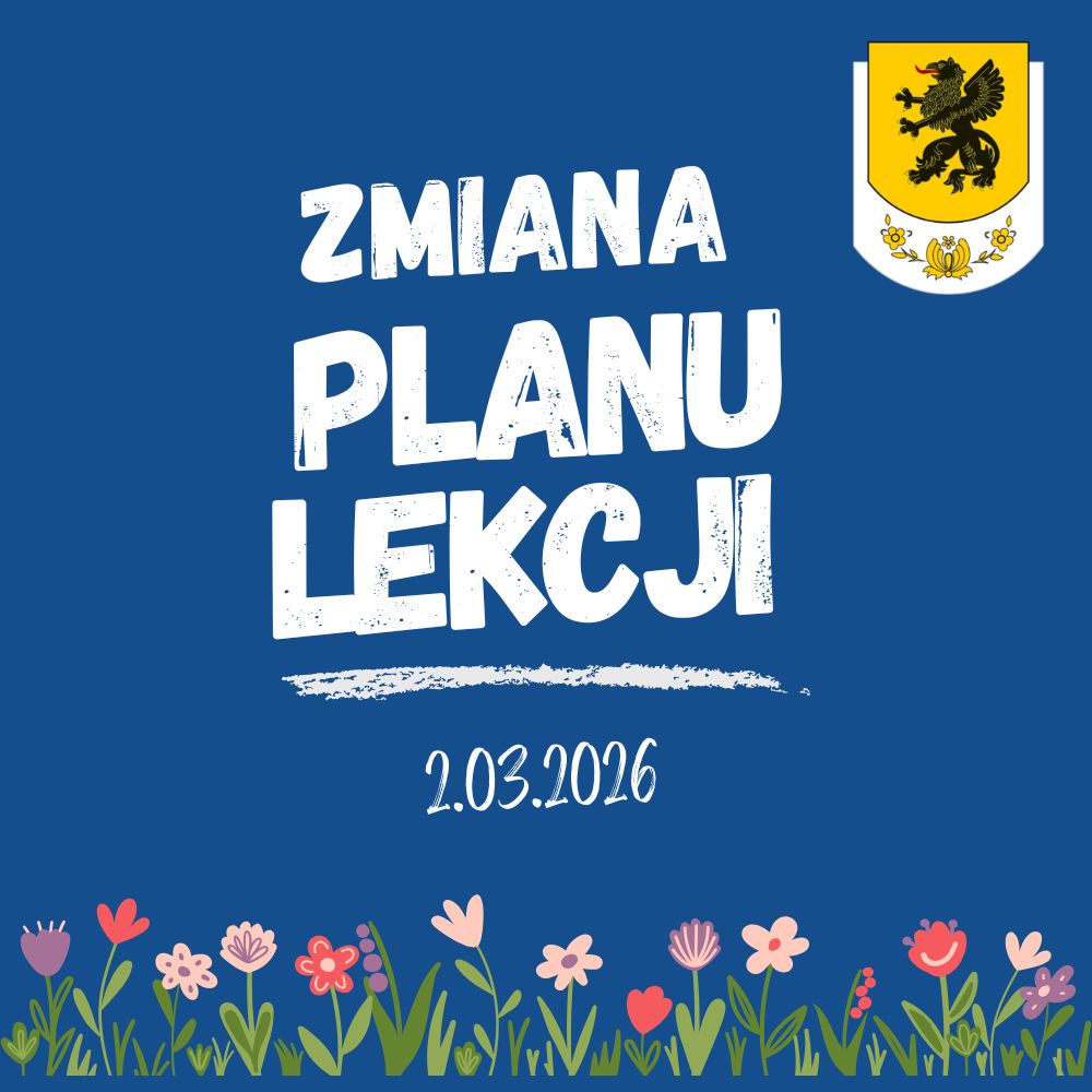 Zmiana planu lekcji od 2.03.2026