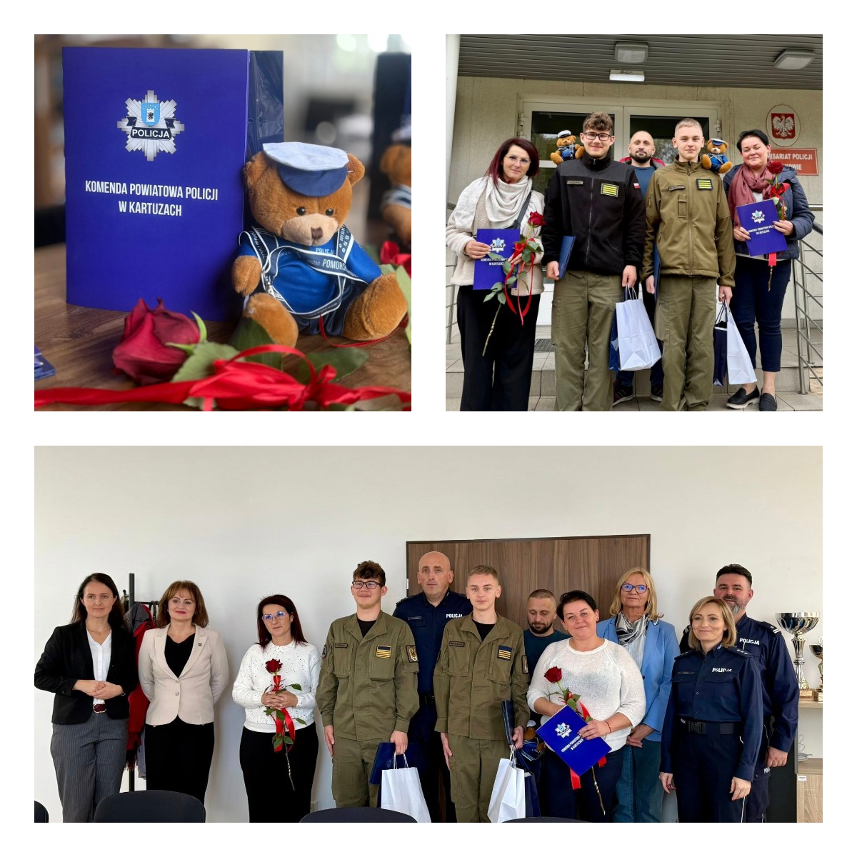 Podziękowania dla kadetów OPW za pomoc policji w ujęciu przedstępcy