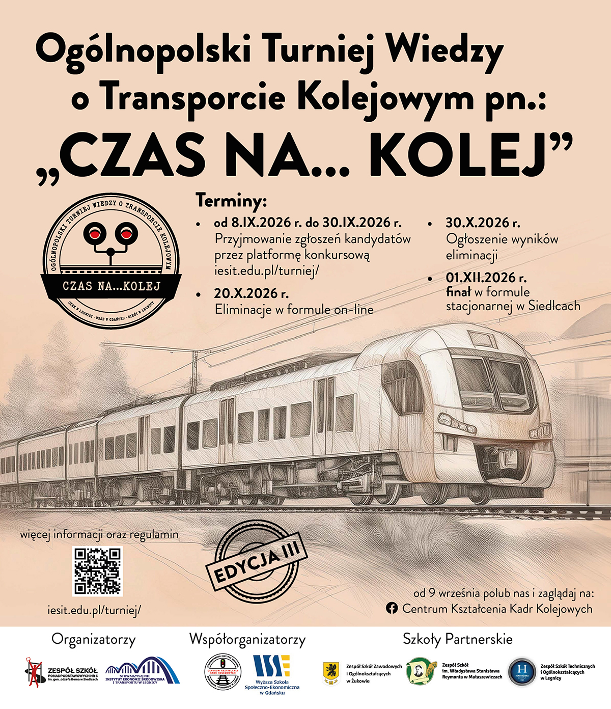 Turniej wiedzy o transporcie kolejowym Czas na kolej