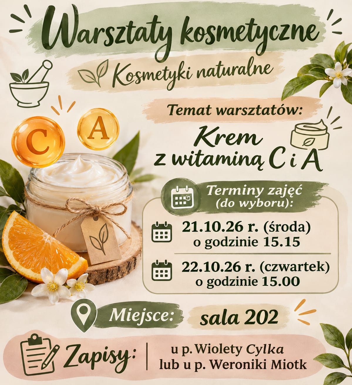 Warsztaty - kremy