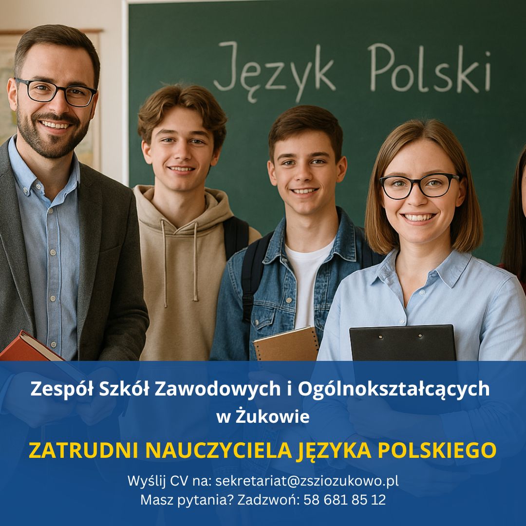 Oferta pracy - nauczyciel języka polskiego