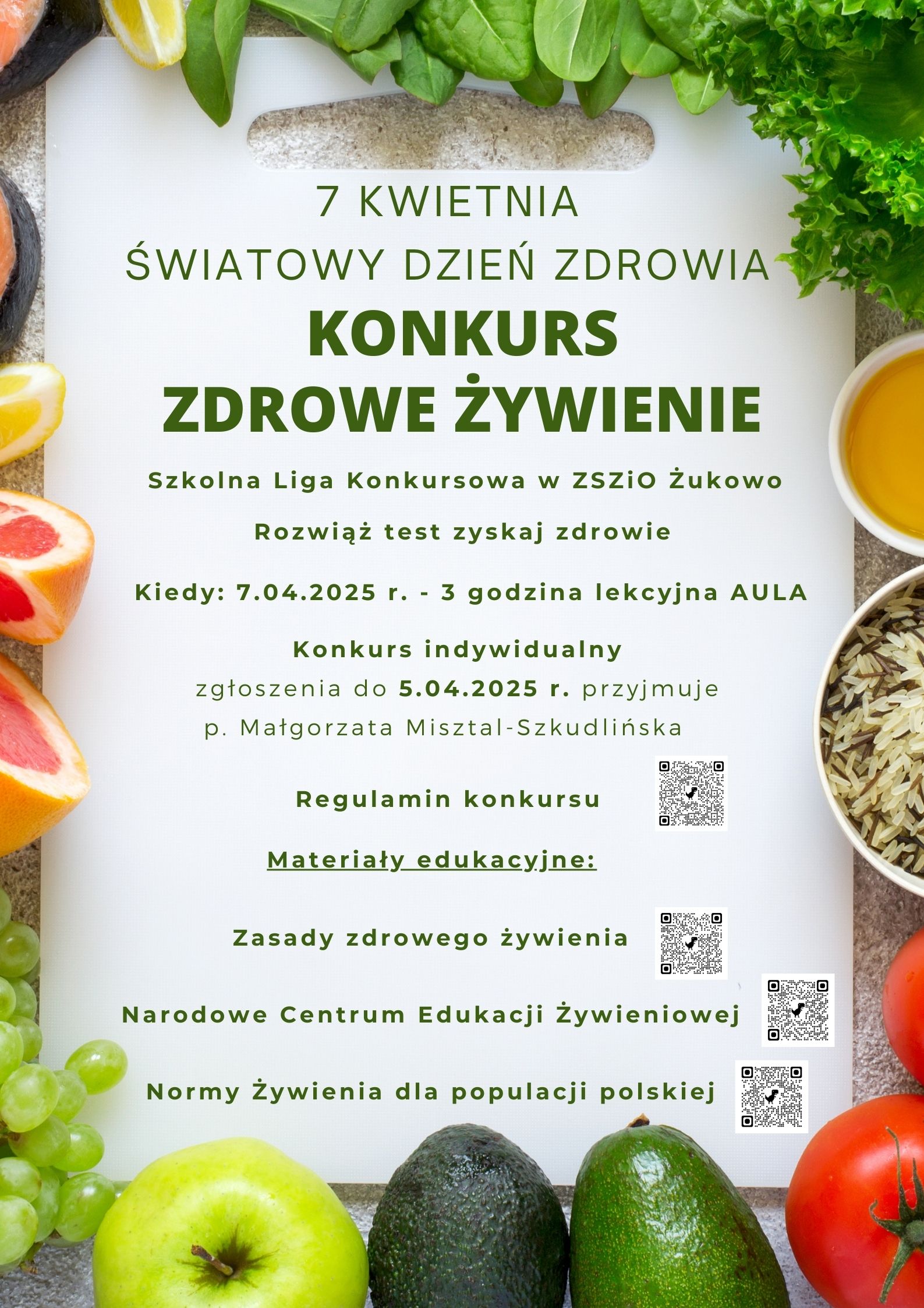 Konkurs zdrowe żywienie